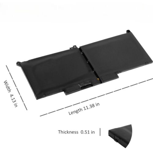 F3YGT Battery For Dell Latitude 12 13 14 E7480 E7280 7390 7380 7480 7490 DM3WC