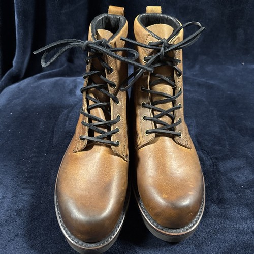 Broken Homme James Lederstiefel Braun Herren Größe 9,5 E