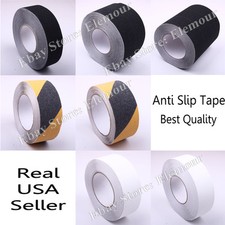 BLACK Roll Safety Non Skid Tape Anti Slip Tape Sticker Grip Safe Grit Adhesive