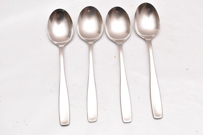 Set 4 Teaspoons Spoons WMF LINE Cromargan Stainless Germany 6 1/8'' Flatware