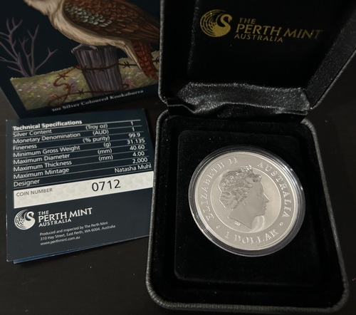 AUSTRALIAN: 2016 $1 KOOKABURRA 1oz .999 SILVER COIN IN CAPSULE - BERLIN #BB9 - Picture 3 of 6