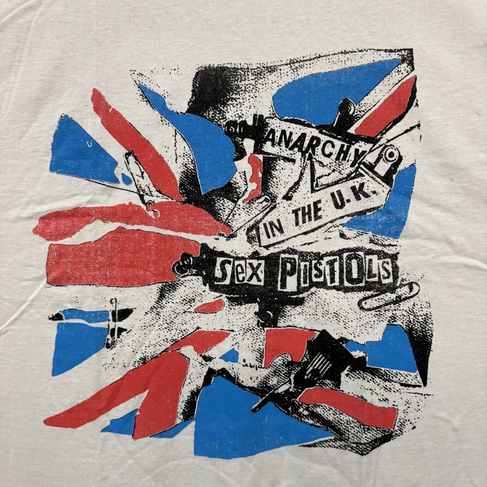 Anarchy T-Shirt Punk In Uk Queen 70s 80s 90s 100% Retro Gift