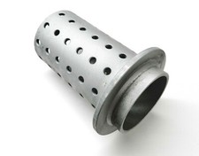 Flask Perforated 3-1/2" x 7" Casting Flask Vacuum Casting Stainless 4.3mm Wall