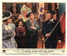 A Yankee in King Arthur's Court Original Lobby Card Bing Crosby Gordon Richards
