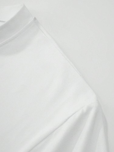 Cotton T-Shirt Boys' & Teens' Casual Apricot Printed round Neck Short Sleeve T-S - Picture 5 of 12