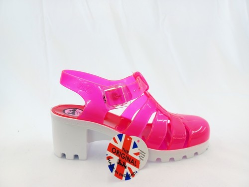 Ladies jelly shoes heels sandals holiday beach party glitter women - JUJU Babe - Picture 9 of 50