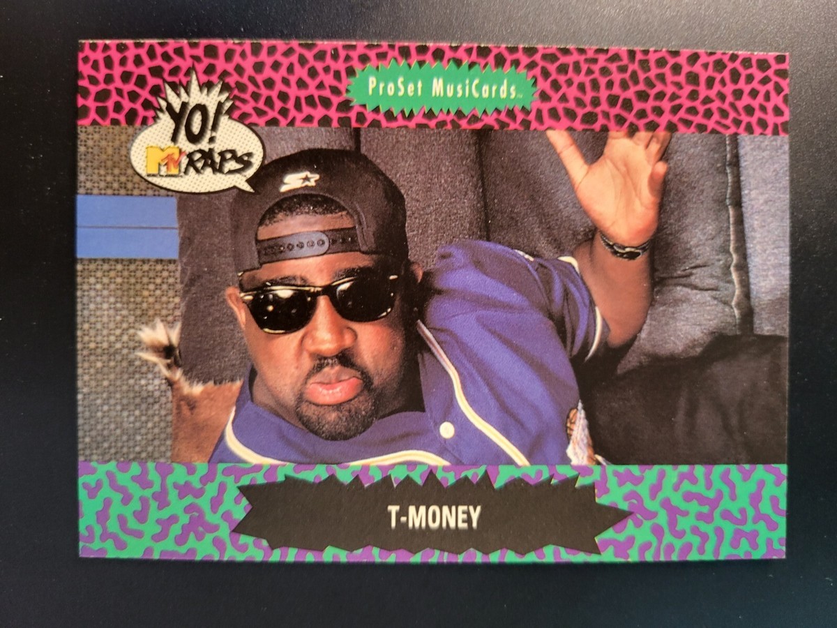 1991 ProSet MusiCards YO MTV Raps T-money RC card #143 | eBay