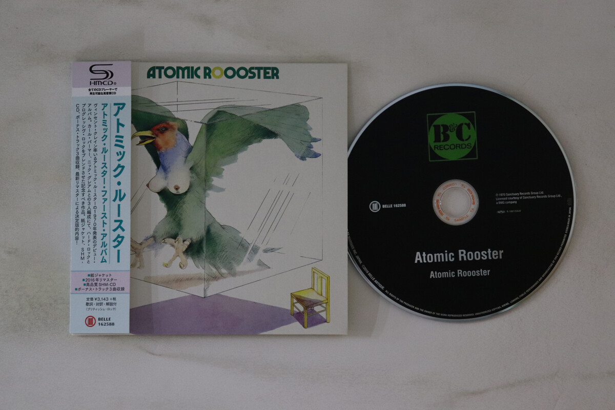CD ATOMIC ROOSTER Atomic Rooster BELLE162588PROMO DAWN JAPAN OBI PROMO CD ATOMIC ROOSTER Atomic Rooster BELLE162588PROMO DAWN JAPAN OBI PROMO