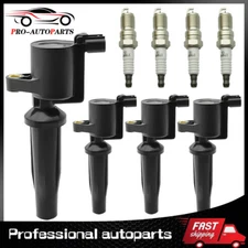 4 Ignition Coil +Spark Plug Set for 2009-2020 Ford Fusion Escape FD505 2.0L 2.5L