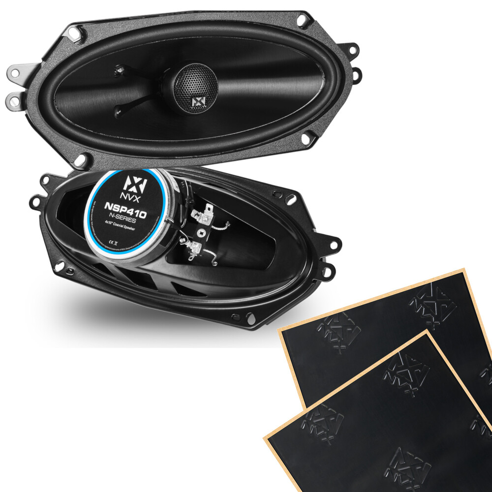 NVX NSP410 160 Вт RMS 4x10 N-серия 2-полосных коаксиальных автомобильных динамиков с демпфированием звука 1249000₽