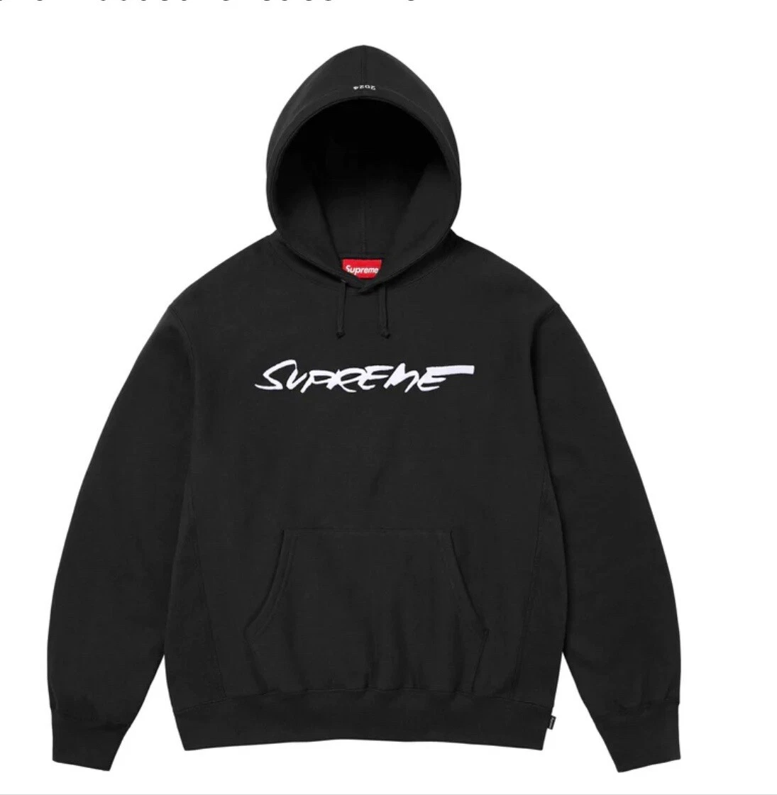 Sweat à capuche noir logo brodé Supreme Future L sweat à capuche style hauts