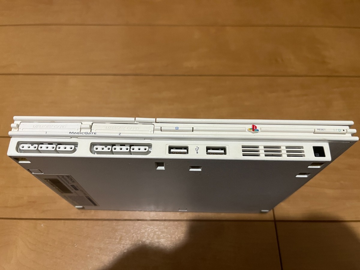 Sony PlayStation 2 Console SCPH-75000 CW Ceramic White and 4