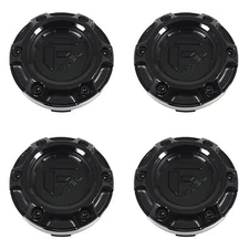 4 Fuel Center Hub Caps 3-1/4"OD 1-1/4"H Snap-In Open-End, Closed-End 1004-68GBLD