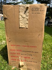 Hepa filter 24x24x5 7/8" 99.97 efficient on PM 2.5 micron particles.