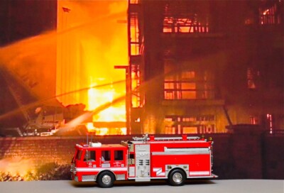 Code 3 Los Angeles City Pierce Engine  ** Custom Built **