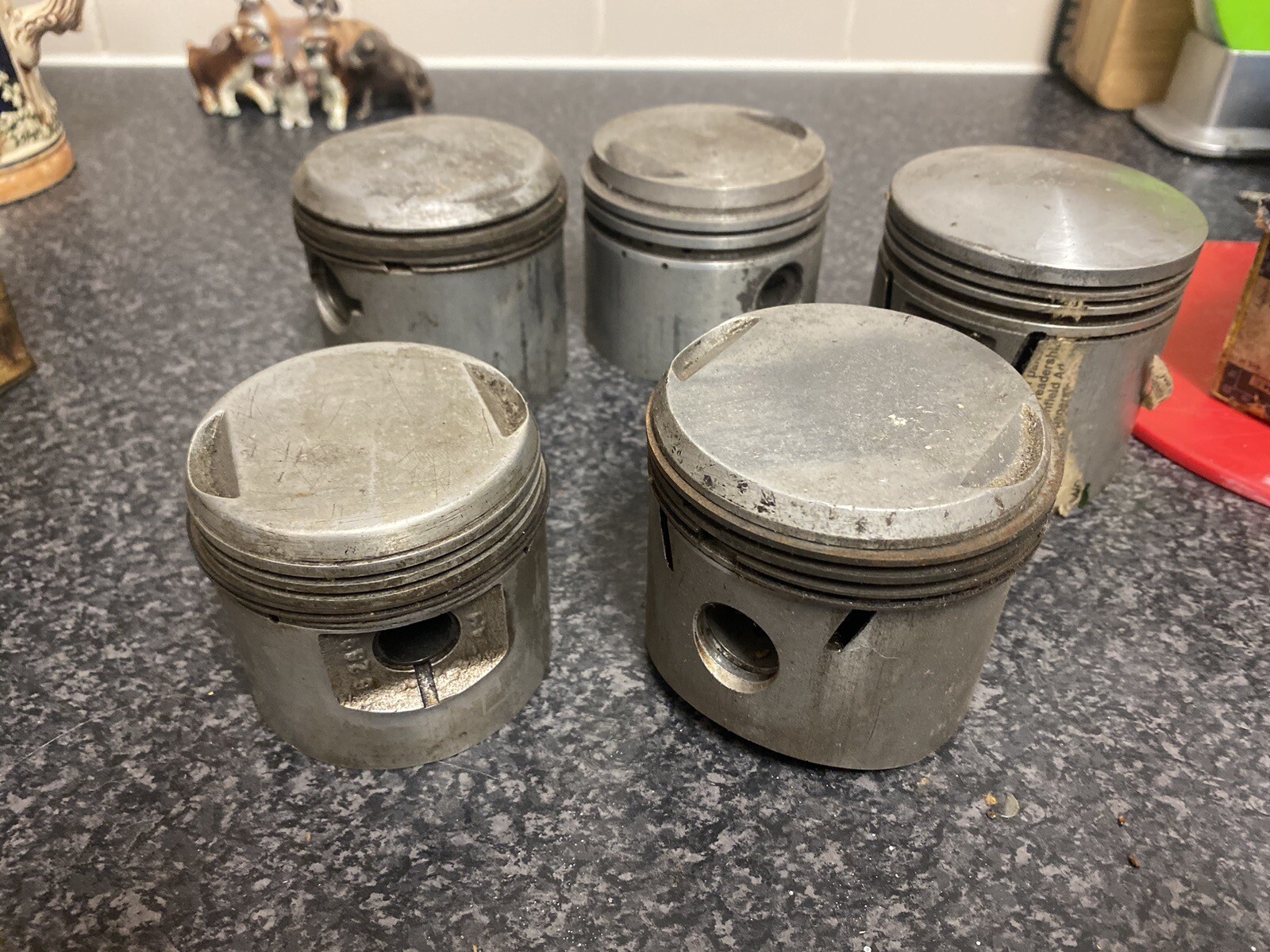 Vintage British Bike Piston Job Lot various . eBay