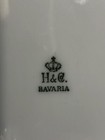 H&C Company Bavaria White Porcelain With Gold Trim Small Serving Platter — photo 6