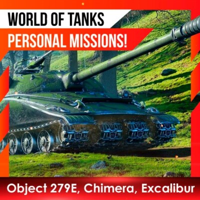 WoT World of Tanks|Missions Obj 279(E) Chimera Excalibur|5-6 [DAYS]EU|NA