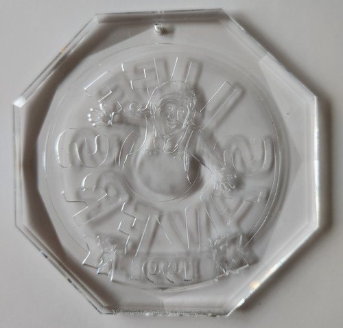 Vintage Lifesavers Clear Acrylic Ornament 1991 ~ Free Shipping! - Picture 2 of 2