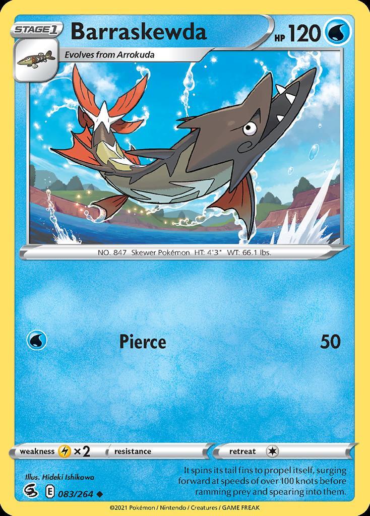 Pokemon Barraskewda (83/287) Fusion Strike LP