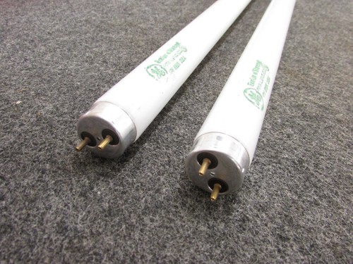NOS! (2) GE ECOLUX W/ STARFCOAT FLUORESCENT LIGHT BULBS, F17T8/XL/SPX50/ECO - Picture 3 of 4