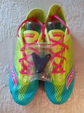 Women Saucony Endorphin Mesh Racing/ Track Shoes Size 11. Aqua/Pink. New, no box