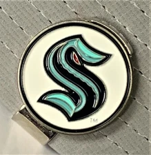  New Seattle Kraken Golf Ball Marker with Magnetic Hat Clip