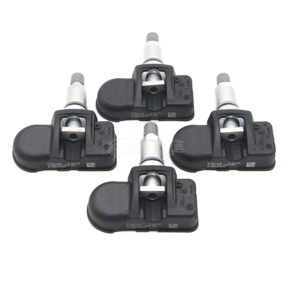 Sensor monitor de presión de neumáticos 4 piezas para Mercedes-Benz C250 C300 nuevo A0009057200 Foto 4 de 4