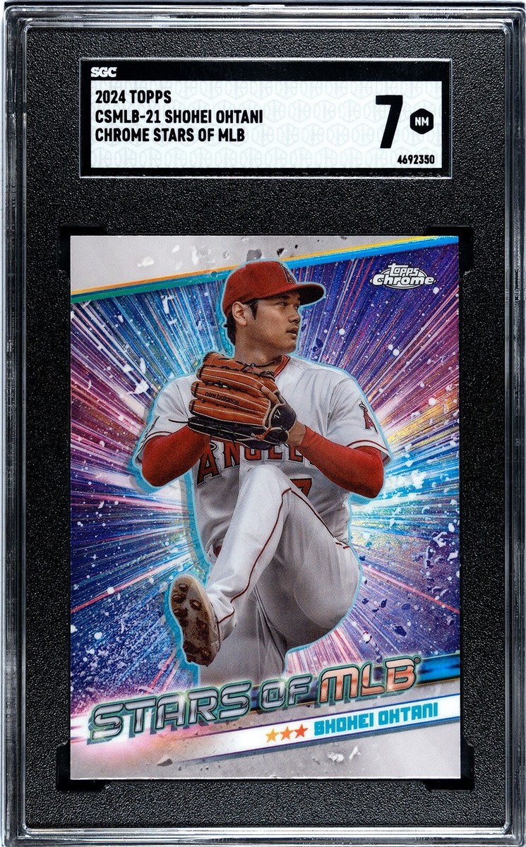 ゲームセンター・ゲームカード Topps Chrome Shohei Ohtani RC PSA WBC 2024 TOPPS CHROME COSMIC WHITE HOLE REFRACTOR #196 SHOHEI