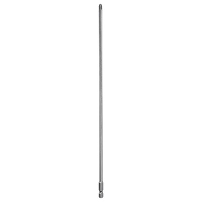 Magnetic Phillips Screwdriver Bit PH2 1/4'' Hex Shank 300mm Long 5mm Rod