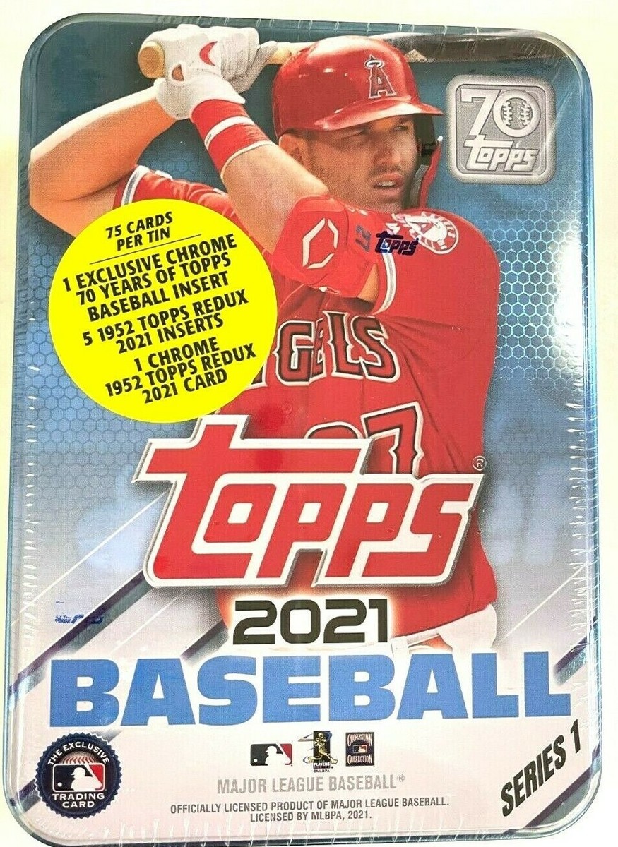 2021 TOPPS SERIES 1 BASEBALL MIKE TROUT SEALED TIN 887521095940| eBay