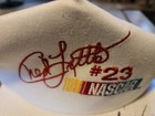 Kc Chad Little #23 nascar Autograph Ball Cap Hat White coa — photo 3