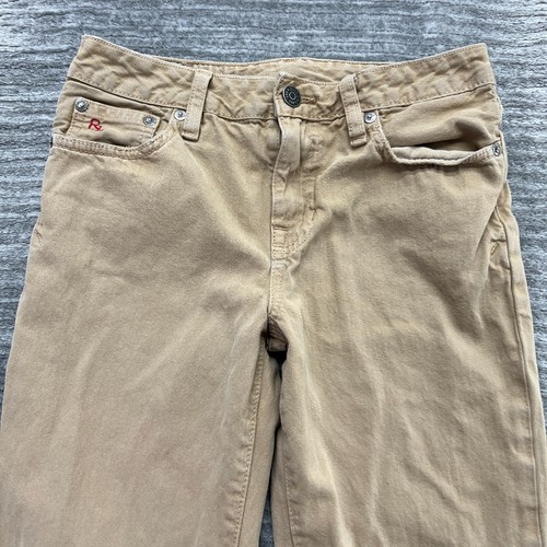 Polo 650 Jeans Size 12 Youth Boys Skinny Ralph Lauren Brown Denim - Picture 2 of 12