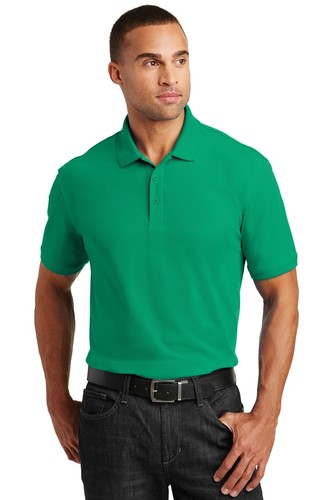 Port Authority Men's Comfortable Short Sleeve Core Classic Pique Polo Shirt K100 - Picture 17 of 17