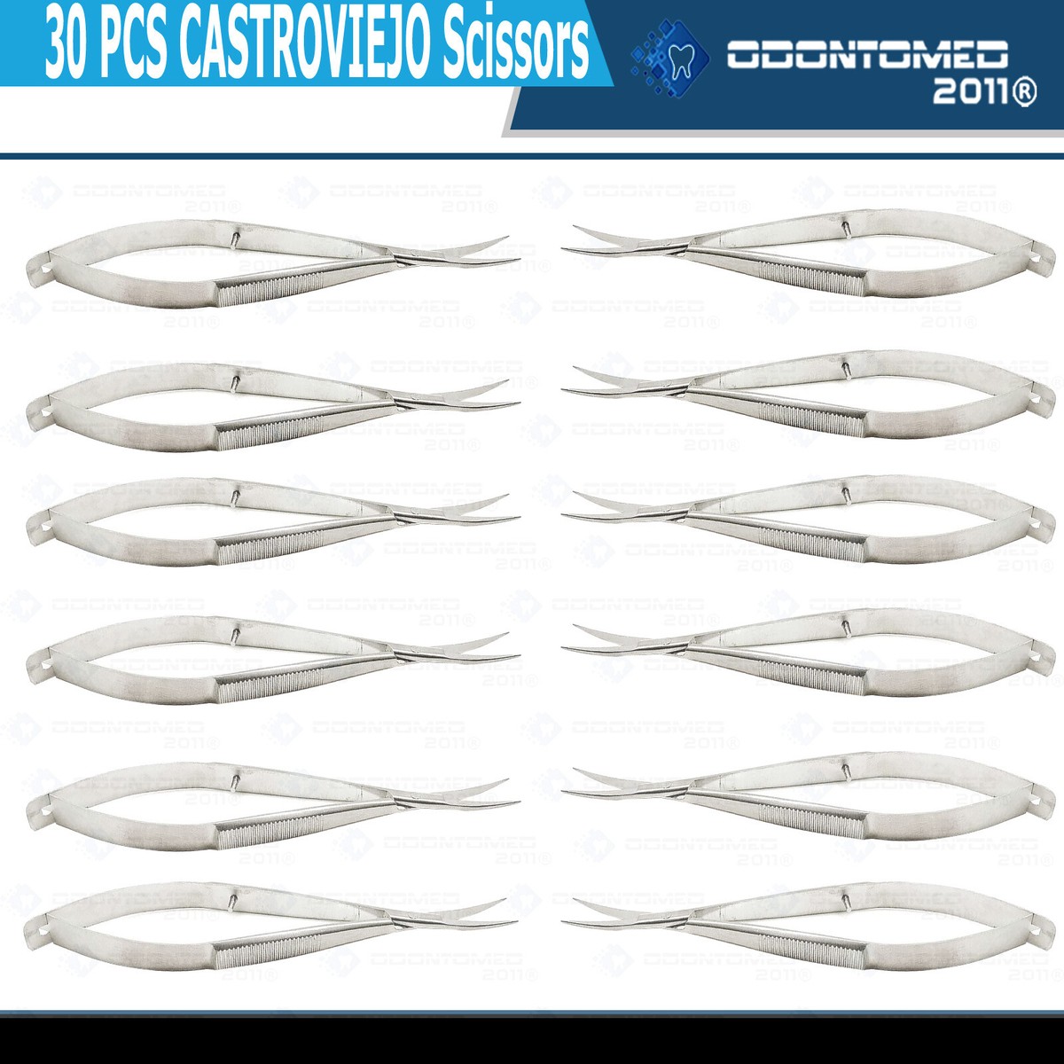 Forbici Per Cornea Lama Drta Curva Micro Castroviejo 12 Cm - Foto 4