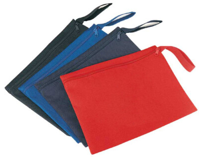 Document Bag with Zipper Closure Business Contract Organizer Fits A4 Paper