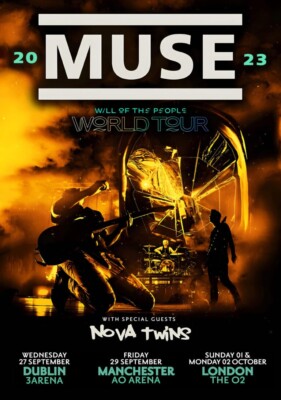 Muse UK Tour 2023 A3 A4 Print Poster Album Unframed