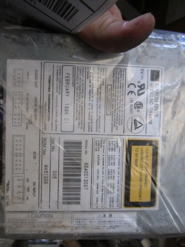 Toshiba XM-5401B 5,25" SCSI 4x lecteur de CD-ROM (Sun P/N X6156A) oem ouvert - Photo 3/6