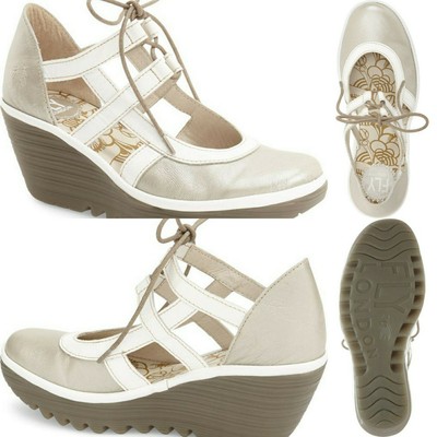 fly london white shoes