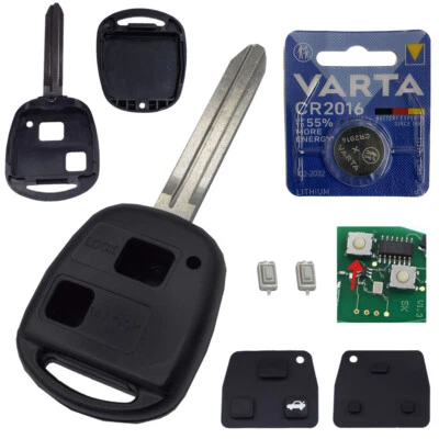 KONIKON NEU Autoschlüssel Gehäuse passend für TOYOTA Avensis Aygo Corolla RAV4 Yaris