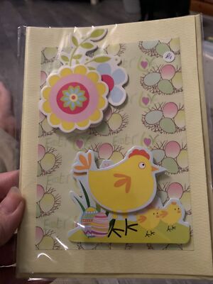 Handarbeit Kreuzstich Karte Blanko Happy Birthday Mädchen Jungen Ostern