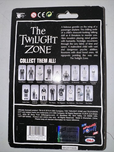 The Twilight Zone DR. BERNARDI Bif Bang Pow Action Figure Eye Of The Beholder - Picture 5 of 5