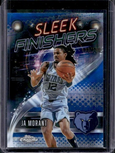 2025 Topps Chrome Ja Morant Refractors Blue (RAW)
