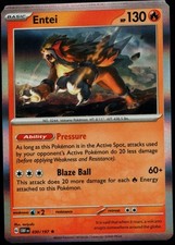 2023 Scarlet & Violet Series - Obsidian Flames Entei Rare #30