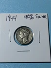 1943 Mercury Dime 90% Silver US Coin – Winged Liberty Head
