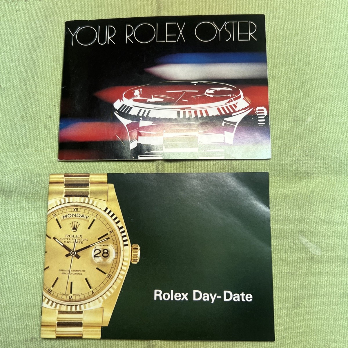 Vintage Rolex 1979 Day-Date Booklet;manual; Set❗️18038;18078
