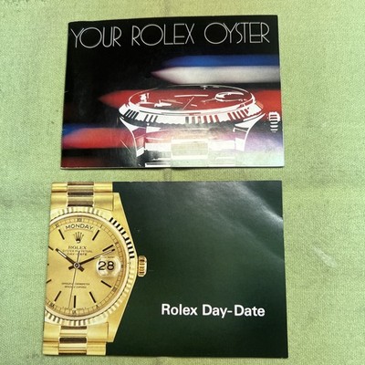 Vintage Rolex 1979 Day-Date Booklet;manual; Set❗️18038;18078