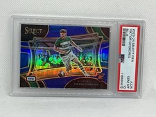 2023-24 Panini Select FIFA Field Level Viktor Gyokeres #225 Blue Prizm RC PSA 10