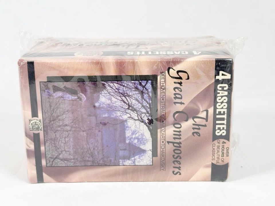 SEALED The Great Composers 4 Volume Cassette Box Set Classical Music Madacy - Image 2 of 4