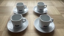 4 SEGAFREDO ZANETTI Espressotassen Tassen mit Untertassen (4er-Set)